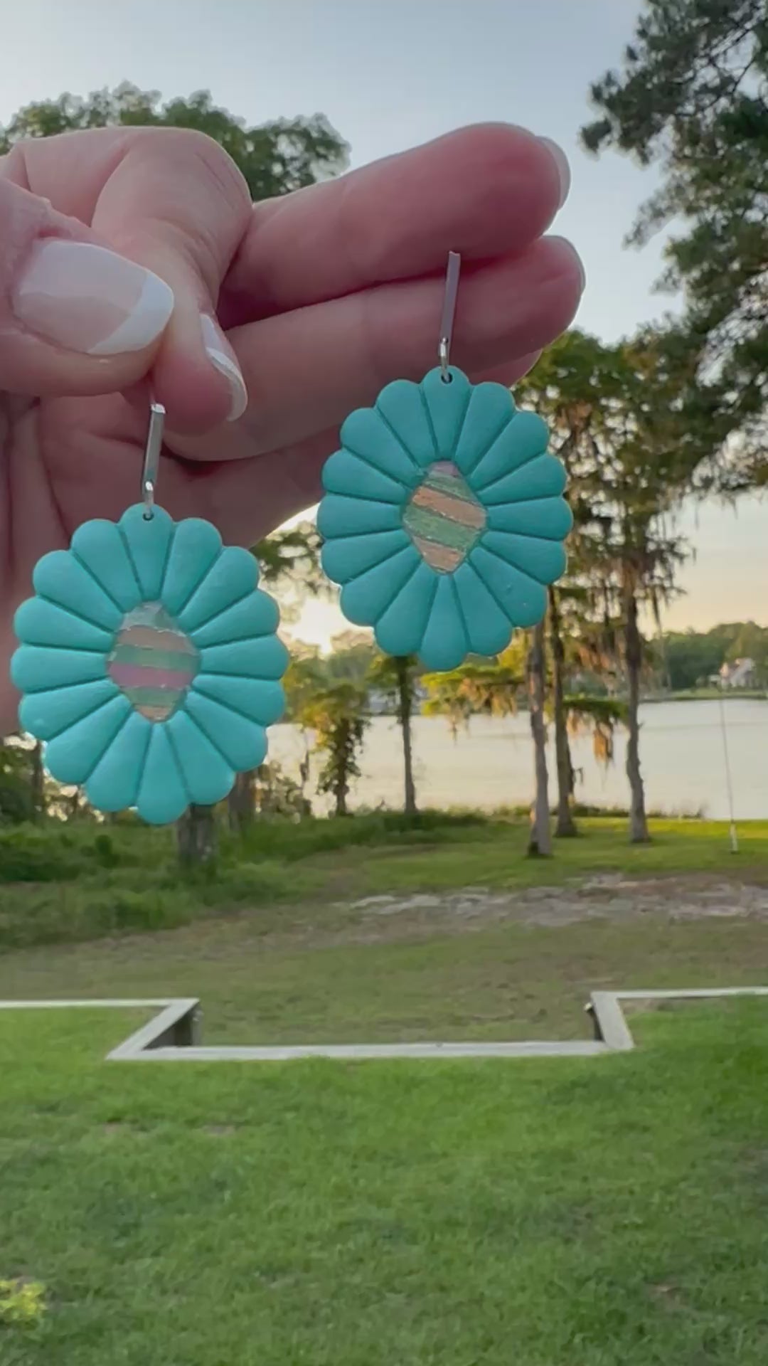 Teal Dangle